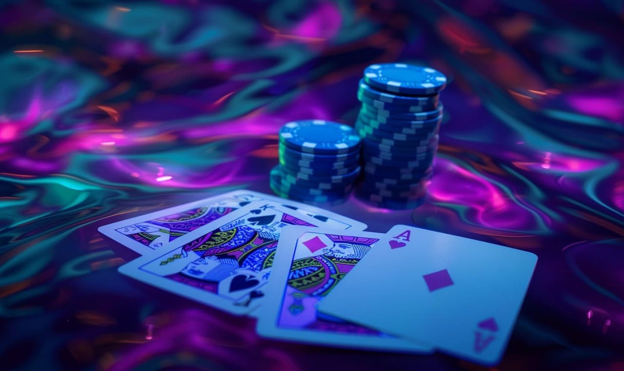 Permainan baccarat dengan hasil yang ditampilkan